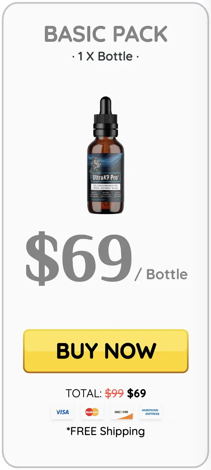 UltraK9 Pro one bottle